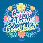 My project for course: Floral Lettering with Procreate. Lettering digital, e Lettering projeto de Holly - 20.04.2023