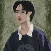 Sunghoon (Enhypen) - Digital Painting. Traditional illustration, and Digital Illustration project by Ivan Garcia - 04.07.2023