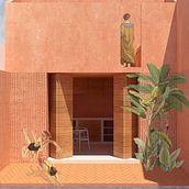 Mi proyecto del curso: Representación gráfica de proyectos arquitectónicos. Architecture, Graphic Design, Interior Architecture, Interior Design, L, scape Architecture, Collage, Digital Architecture, and Architectural Illustration project by Rodrigo Flores Verdad - 04.22.2023