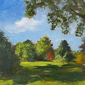 My project for course: Landscape Oil Painting with Plein-air Techniques. Un progetto di Belle arti, Pittura e Pittura ad olio di maureen_dunlap - 22.04.2023
