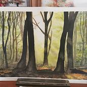 My project for course: Dreamy Watercolor Landscapes: Paint with Light. Painting, and Watercolor Painting project by Pea Max - 04.22.2023