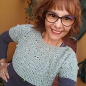 Mi proyecto del curso: Crochet: diseña prendas y patrones con tejido circular. Accessor, Design, Fashion Design, Fiber Arts, DIY, and Crochet project by Claudia - 04.07.2023