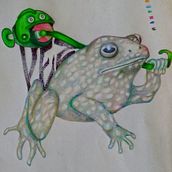 Mi proyecto del curso: Ilustración surrealista inspirada en la naturaleza . % powermaximsantarosita tarafından hazırlanan Geleneksel illüstras, on, Kalem Çizimi, Çizim, Sanatsal Çizim, Doğalcı İllüstras, on, Ve Renkli Kalem Çizimi projesi - 04.22.2023