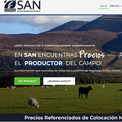 SAN Es un sitio web de marketing digital, orientado al sector agropecuario de República Dominicana. Marketing, Br, ing, Identit, UX / UI, Cop, writing, Social Media, Infographics, Facebook Marketing, YouTube Marketing, and E-commerce project by Gloria Yamilka Rodríguez - 04.23.2023