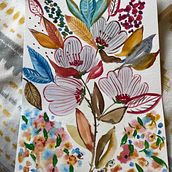 Dream flowers. Traditional illustration project by Fatima Bilbao - 04.23.2023