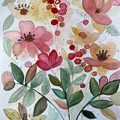  Exercício final do curso Aquarela by Inga Buividavice. Watercolor Painting project by Kelly Ribeiro Jordão Inchauspe - 04.23.2023