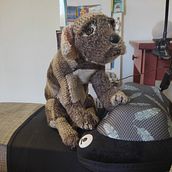 Mi proyecto del curso: Tejido de animales de peluche realistas: crea un cachorro de hilo. Fiber Arts, DIY, Textile Design, Design, To, and Design project by Monica Latorre - 04.23.2023