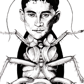 Kafka 𓆣The Metamorphosis. Traditional illustration project by Mei P. Romano - 04.23.2023