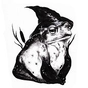 Wizard toad. Traditional illustration project by Mei P. Romano - 04.24.2023