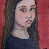 My project for course: Artistic Portrait with Watercolors Ein Projekt aus dem Bereich Bildende Künste, Malerei, Aquarellmalerei und Porträtzeichnung von Danilo Tagliaferri - 24.04.2023