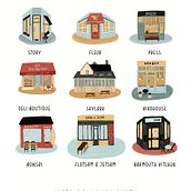 My project for course: Colorful City Portraits: Illustrate Your Favorite Place. Un progetto di Illustrazione tradizionale, Infografica, Disegno, Illustrazione digitale e Pittura digitale di Elena Konstantinidou - 24.04.2023