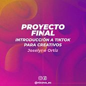 Mi proyecto del curso: Introducción a TikTok para creativos. Photograph, Marketing, Social Media, Digital Marketing, Content Marketing, Communication, Lifest, and le Photograph project by Joselyne Ortiz - 04.24.2023