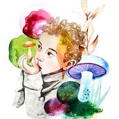 Darío del bosque. Un proyecto de Ilustración tradicional, Bellas Artes, Pintura, Dibujo, Pintura a la acuarela, Dibujo de Retrato y Dibujo artístico de Irma Zamora - 02.05.2023