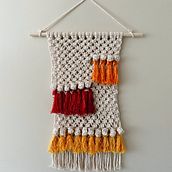meu primeiro painel de macramê. Arts, Crafts, and Macramé project by raquel - 03.10.2023