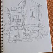 Mi proyecto del curso: Dibujo arquitectónico expresivo con marcadores de colores Ein Projekt aus dem Bereich Skizzenentwurf, Zeichnung, Architektonische Illustration, Sketchbook und Illustration mit Tinte von jkrlosqc - 24.04.2023