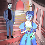 My project for course: Atmospheric Painting in Procreate: From Concept to Color. Een project van Digitale illustratie, Digitale tekening y Redactionele illustratie van Alise Killpack - 25.04.2023