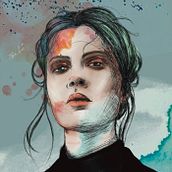 Mi proyecto del curso: Retrato ilustrado con Procreate . Ilustrație tradițională, Ilustrație vectorială, Ilustrație digitală și Desen de portret de Emily Anette Vera Ramos - 04.25.2023