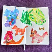 My project for course: Illustration Techniques to Unlock your Creativity. Design, Traditional illustration, Fine Arts, Painting, Creativit, Creating with Kids, and Sketchbook project by komsoar - 04.24.2023