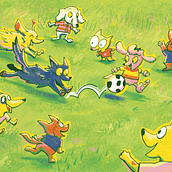Wilma will Mitspielen - Bilderbuchprojekt. Un progetto di Illustrazione tradizionale, Character design, Disegno, Stor, telling, Illustrazione infantile e Disegno digitale di mail.cl - 25.04.2023