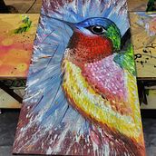 Pinturas em madeira e telas. Projekt z dziedziny Trad, c, jna ilustracja, Malowanie akwarelą, R, sunek realist, czn, Ilustracja naturalist i czna użytkownika Fran - 25.04.2023