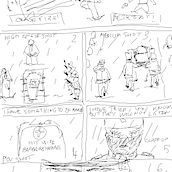 THE ROCK - INTRO. Comic, Stor, telling, Stor, e board projeto de Gonzalo Carrasco Rajal - 25.04.2023