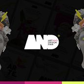 AND - ART AND DESIGN FAIR. Un projet de Design , Br, ing et identité , et Beaux Arts de Javier Laverde Garcia - 30.10.2021