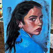 My project for course: Expressive Oil Portraiture: Explore the Alla Prima Technique. Un proyecto de Bellas Artes, Pintura y Pintura al óleo de tgcris0 - 26.04.2023