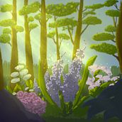 Little Flowers in The Wild. Digital Illustration, and Traditional illustration project by Deviana Kurniawati - 04.26.2023