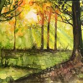 🌳 luminoso Ein Projekt aus dem Bereich Traditionelle Illustration von malamairechrystel - 26.04.2023