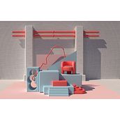 My project for course: Abstract Compositions with Cinema 4D. Un progetto di 3D, Modellazione 3D e Progettazione 3D di Marija Nikolić - 26.04.2023