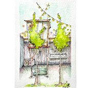 Expressive Architecture Sketching with Markers Course - This is my take on the final project with my own image . % Jen Daly tarafından hazırlanan Geleneksel illüstras, Ve on projesi - 04.26.2023