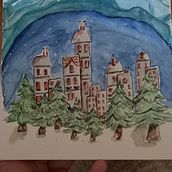 My project for course: Illustrated Stories: From Idea to Paper. Traditional illustration, Fine Arts, Painting, Pencil Drawing, Drawing, Watercolor Painting, Children's Illustration, and Narrative project by gamegx16 - 04.26.2023