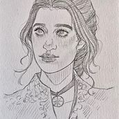 Yennefer | Tradicional e Digital. Un progetto di Illustrazione tradizionale, Character design e Arte concettuale di Anna Paula Chaveiro - 26.04.2023