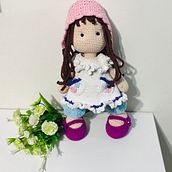 Mi proyecto del curso: Elaboración de muñecas amigurumi románticas. Arts, Crafts, To, Design, Fiber Arts, Crochet, Amigurumi, and Textile Design project by Angel Morales - 04.27.2023