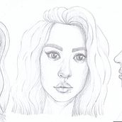 My project for course: Portrait Sketchbooking: Explore the Human Face. Un progetto di Bozzetti, Disegno, Disegno di ritratti, Disegno artistico e Sketchbook di Anna Mudge - 15.04.2023