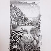 Mein Abschlussprojekt für den Kurs: Illustration mit Füller und Tinte: Natur zeichnen. Sketching, Drawing, Artistic Drawing, Sketchbook, Ink Illustration, and Naturalistic Illustration project by heiki_romito - 04.27.2023
