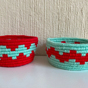 Mi proyecto del curso: Cestería para principiantes: la técnica de espiral. Un progetto di Design di accessori, Artigianato, Fashion design, Fiber Art e Textile Design di María Guadalupe García Villegas - 27.04.2023