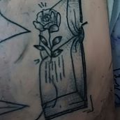 Meu projeto do curso: Técnicas de tatuagem blackwork com fine line. Tattoo Design project by Juliana Araújo - 04.27.2023
