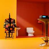 Her Mind -antiporno by Sion Sono Movie set. 3D, Film, Video, TV, Interior Architecture, 3D Modeling, and Concept Art project by Rocio Fuentes - 02.27.2023