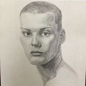 Mi proyecto del curso: Retrato realista con lápiz de grafito. Traditional illustration, Fine Arts, Sketching, Pencil Drawing, Drawing, Portrait Drawing, Realistic Drawing, Artistic Drawing, and Figure Drawing project by thomasfbaron - 04.25.2023