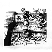 dazed. Een project van Traditionele illustratie van bernardo1502oficial - 28.04.2023