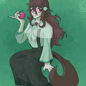 Final Project: Nutmeg. Ilustração tradicional, Design de personagens, Ilustração digital, Desenho digital, e Pintura digital projeto de Max Carmack - 27.04.2023