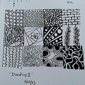 My project for course: Drawing for Beginners Level -1 Hand and Doodling. Drawing, and Sketchbook project by Lisa Twombly - 04.26.2023