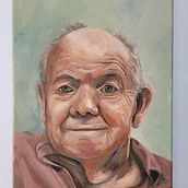 My project for course: Portrait Painting with Oil: Explore Light and Shade. Een project van  Beeldende kunst, Schilderij y  Olieverfschilderij van vvanderschaaf - 28.04.2023