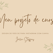 Meu projeto do curso: Design de feed para Instagram com Canva. Graphic Design, Marketing, Social Media, Instagram, and Digital Design project by Julia Steffens - 04.28.2023