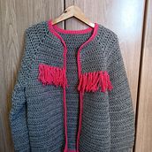 Mi proyecto del curso: Top-down: prendas a crochet de una sola pieza. Fashion Design, Fiber Arts, DIY, Crochet, and Textile Design project by Ana Mayor - 04.28.2023