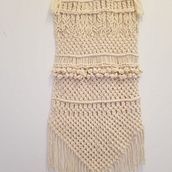 Mi proyecto del curso: Macramé: nudos básicos y complejos. Een project van Ontwerp van accessoires, Interieurontwerp,  Interieurdecoratie, Textiel, Macramé y Textielontwerp van Cleopatra - 28.04.2023