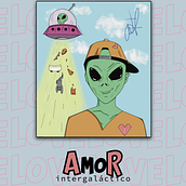 Los Aliens Existen. Traditional illustration project by andrese.torresm - 04.28.2023