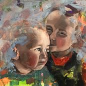 My project for course: Experimental Oil Painting Techniques for Portraiture. Un progetto di Belle arti, Pittura e Pittura ad olio di Stuart Hounslow - 26.04.2023
