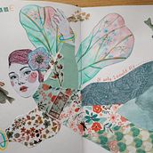My project for course: Inside a Creative Notebook: Explore Your Illustration Process. Un projet de Illustration traditionnelle, Esquisse , Créativité, Dessin, Aquarelle, Illustration jeunesse, Carnet de croquis , et Peinture gouache de Diana Poell - 29.04.2023